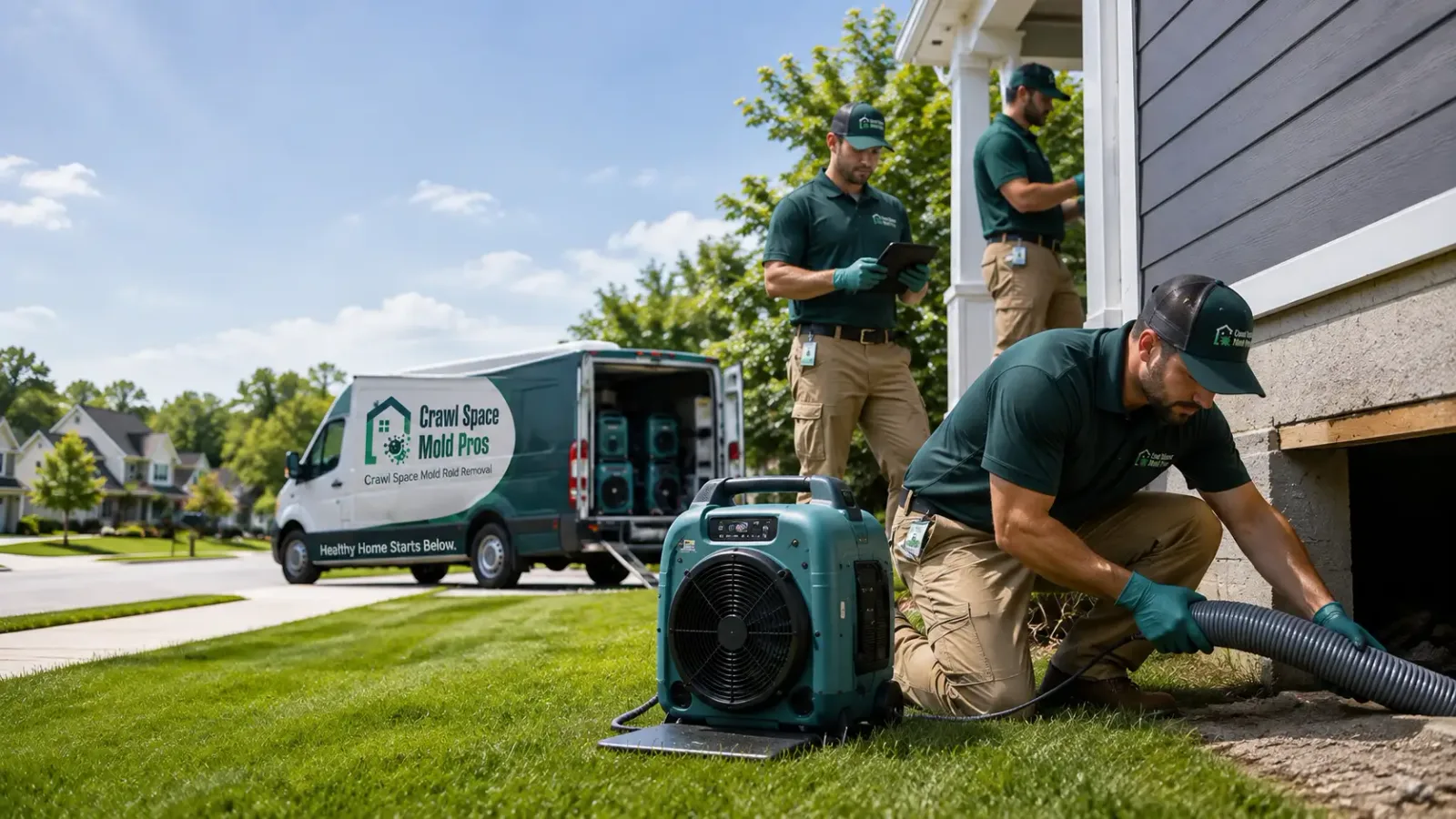 Crawl Space Mold Removal in Ferdinand, ID